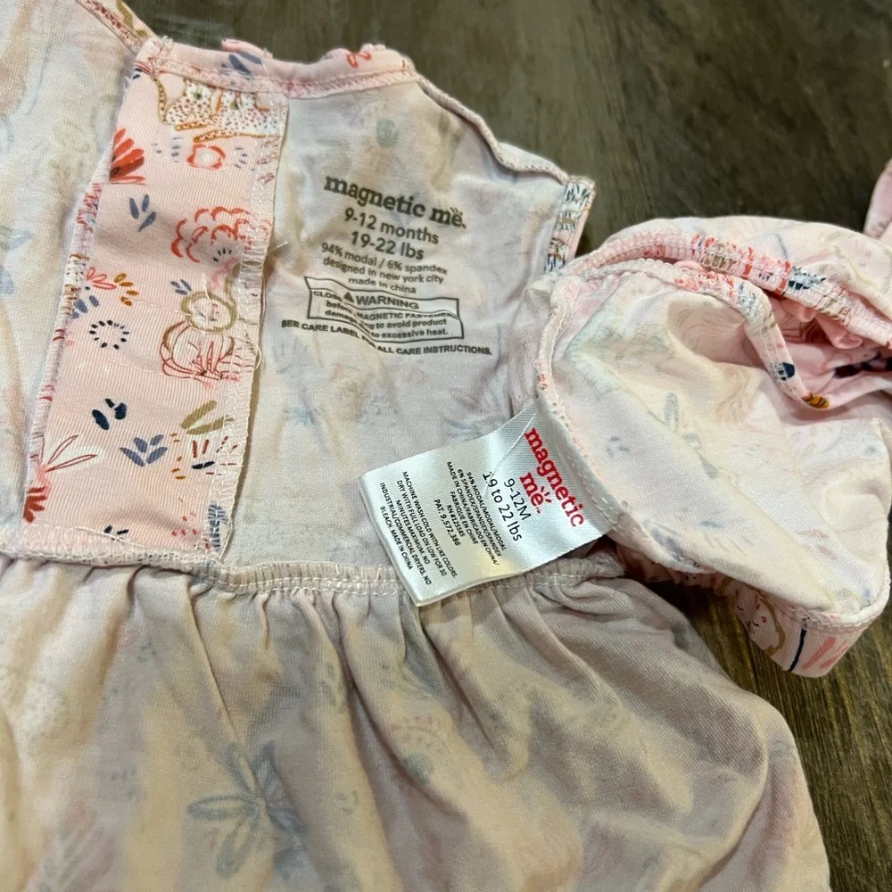 Magnetic me dress and matching bloomers size 9-12M - Picture 8 of 8